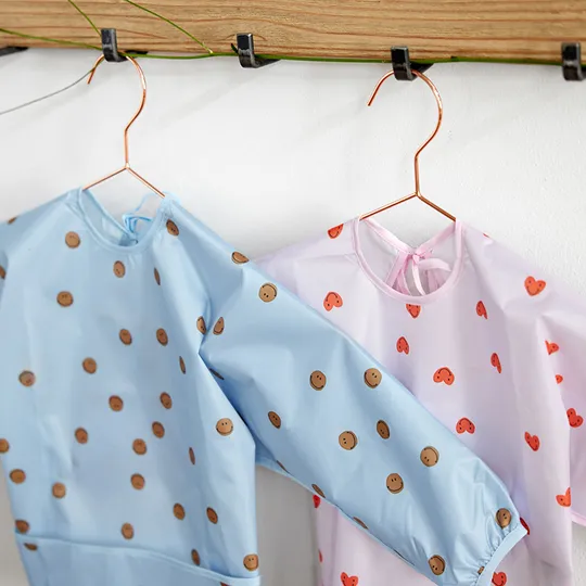 Lässig Slab Lange Mouw Happy Rascals Smile Sky Blue 2-Pack