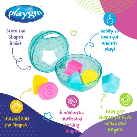 Playgro Speelbal - Roll and Sort Ball 