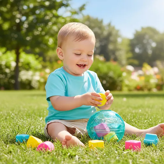 Playgro Speelbal - Roll and Sort Ball 