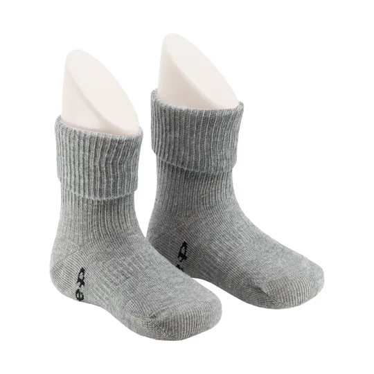 KipKep Blijf-Sokjes - 12-18 Mnd - 2 Pack - Grey