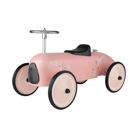 Little Dutch Retro Loopauto - Roze