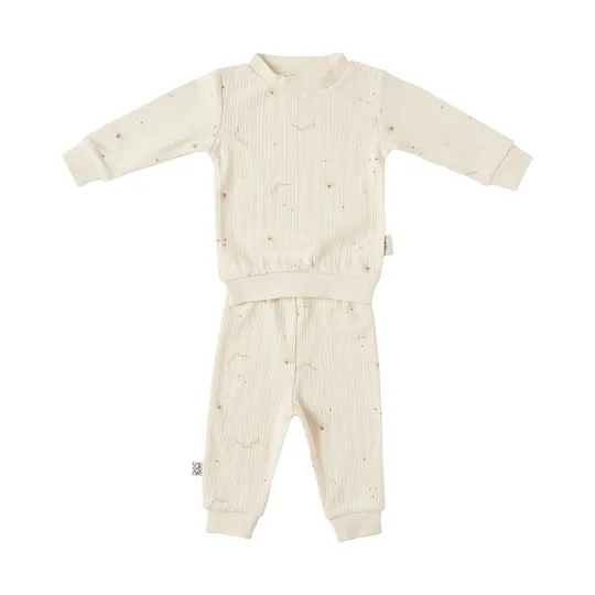 Witlof For Kids Pyjama - Maat 68 - Taupe 