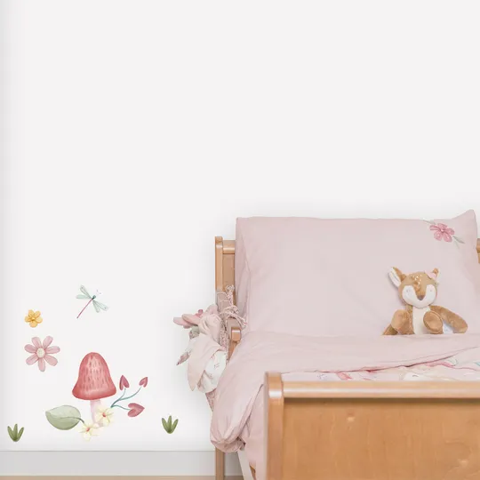 Little Dutch Muurstickers Fairy Garden - 3x A4 Size Sheets