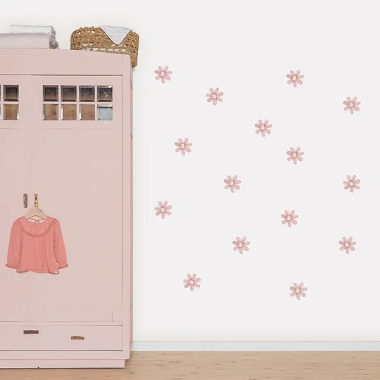 Little Dutch Muurstickers Flowers Fairy Garden - 3x A4 Size Sheets