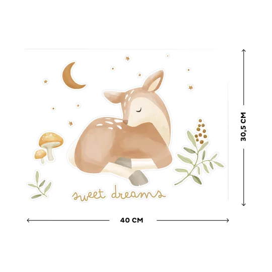 Little Dutch Muurstickers Sweet Dreams 40 x 30,5 cm