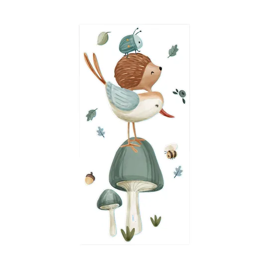 Little Dutch Muurstickers Forest Friends 40 x 80 cm