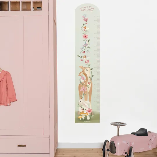 Little Dutch Muursticker Groeimeter Fairy Garden 27,5 x 142 cm