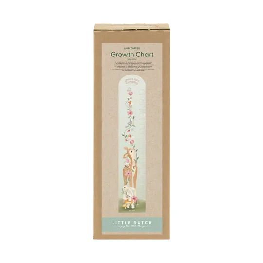 Little Dutch Muursticker Groeimeter Fairy Garden 27,5 x 142 cm