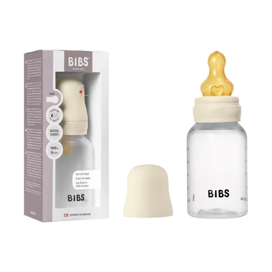 Bibs Fles - Slow Flow - 150 ml - Ivory