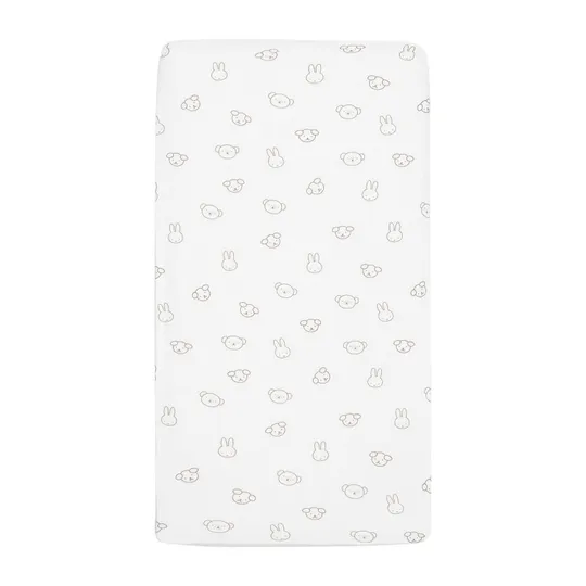 Jollein Hoeslaken Jersey 40/50x80/90cm - Miffy and Friends