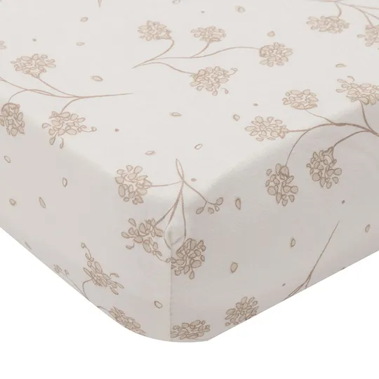 Jollein Hoeslaken Jersey 60x120cm - Leafy Dreams