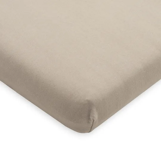 Jollein Hoeslaken - Jersey - Boxmatras 75×95 cm - Milky Coffee