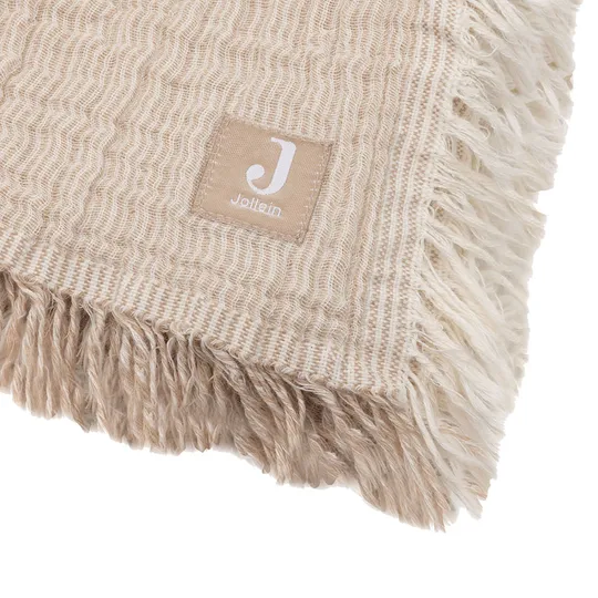 Jollein Deken Wieg - 75 x 100 cm Fringe Stripe