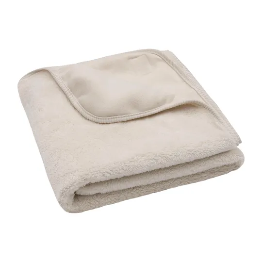 Jollein Deken Wieg – Basic Jersey/Sherpa – 75 x 100 cm – Oatmeal
