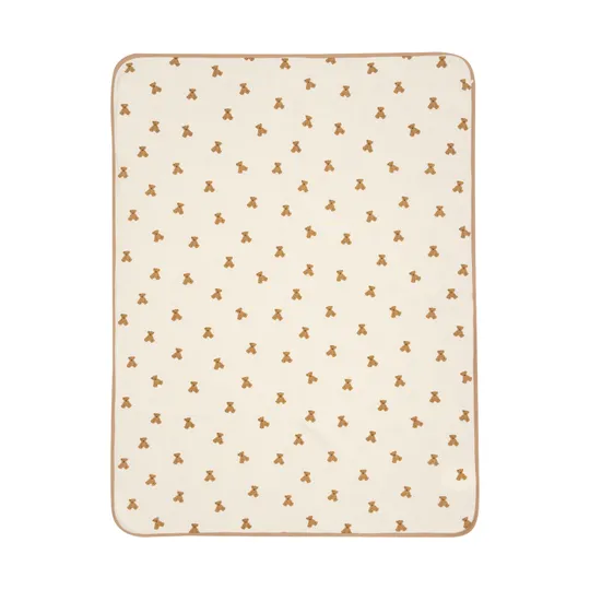 Jollein Wiegdeken - 75 x 100 cm - Mini Teddy Bear - Little Waffle