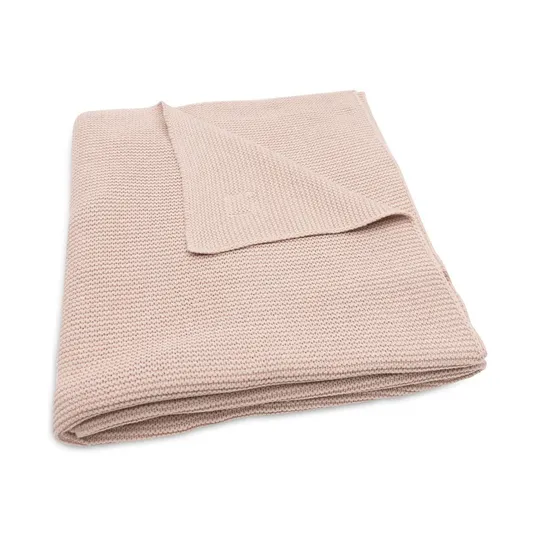Jollein Wiegdeken Basic Knit - Wild Rose - 75 x 100 cm