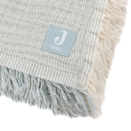 Jollein Deken Ledikant - 120 x 120 cm - Fringe Stripe