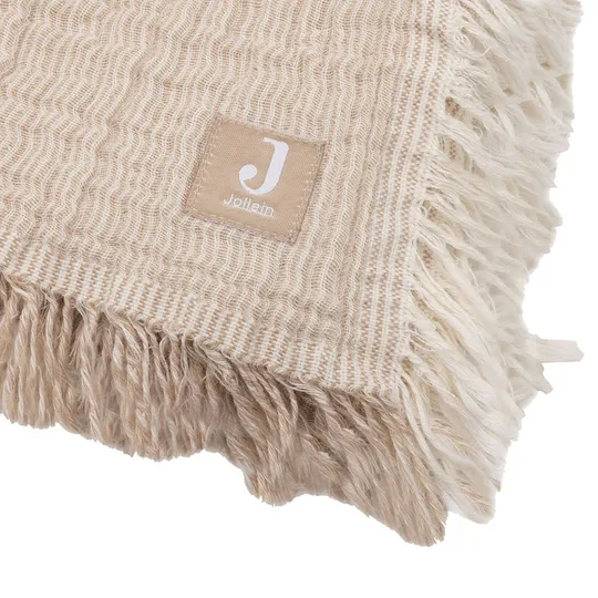 Jollein Deken Ledikant - 120 x 120 cm - Fringe Stripe