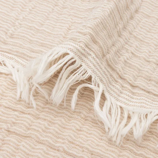 Jollein Deken Ledikant - 120 x 120 cm - Fringe Stripe