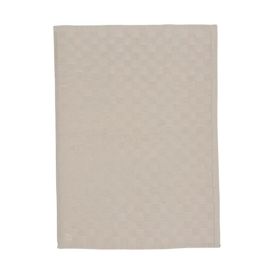 Jollein Deken Ledikant - Box Knit - 100 x 150 cm - Warm Sand