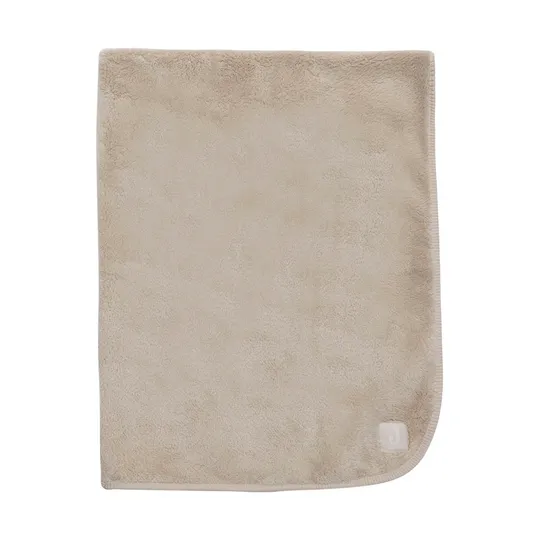 Jollein Deken Ledikant – Basic Jersey/Sherpa – 100 x 150 cm – Warm Sand