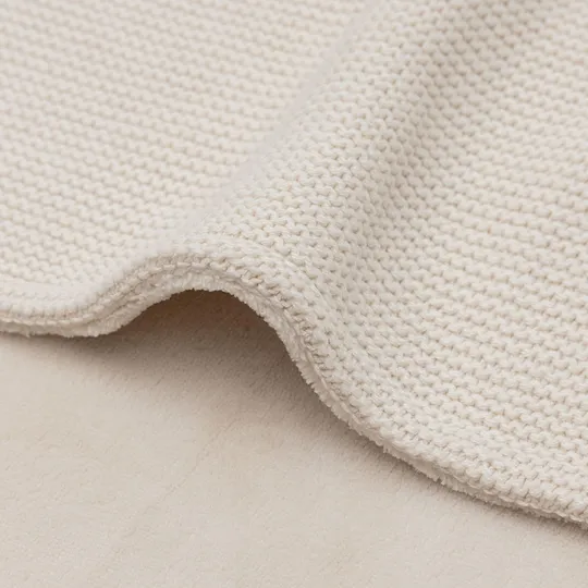Jollein Deken – Basic Knit – Oatmeal/Velvet