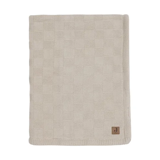 Jollein Deken Wieg Box Knit - Velvet - 75 x 100 cm - Warm Sand