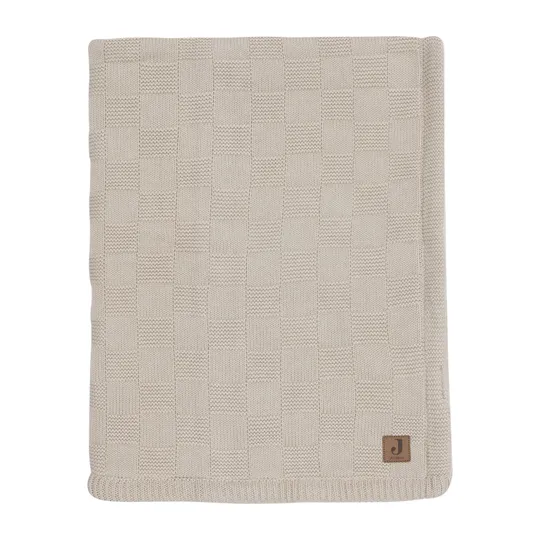 Jollein Deken Ledikant Box Knit - Velvet - 100 x 150 cm - Warm Sand