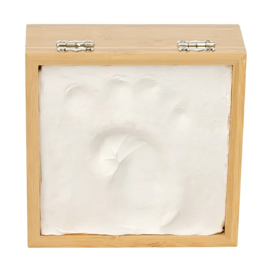 BamBam Herinneringsbox met Gipsafdruk - 15 cm