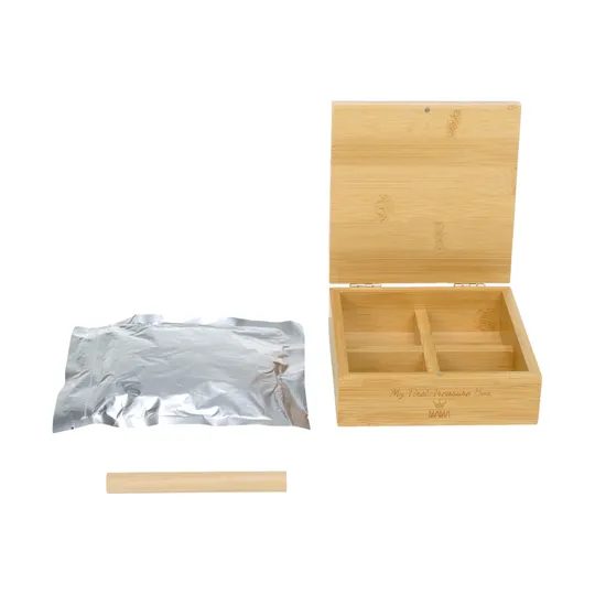 BamBam Herinneringsbox met Gipsafdruk - 15 cm