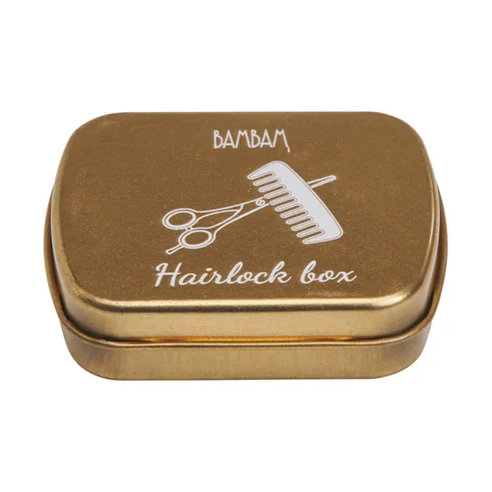 BamBam Haarlokdoosje - Gold - 6 cm