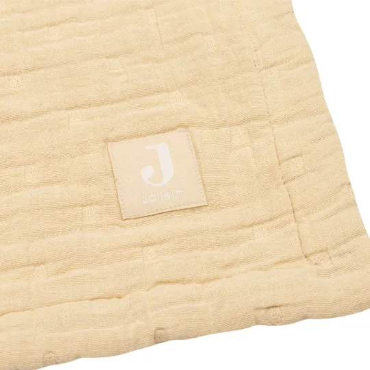 Jollein Deken Tetra - 75x100 cm - Jacquard Vanilla 