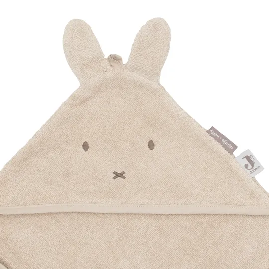 Jollein Badcape - Nijntje - 75x75 cm - Warm Sand