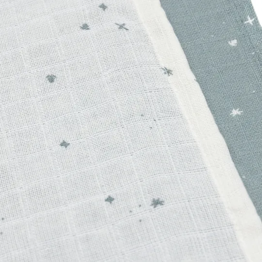 Jollein Twinkling Small Multidoek - 3 Pack - 70 x 70 cm - Hydrofiel