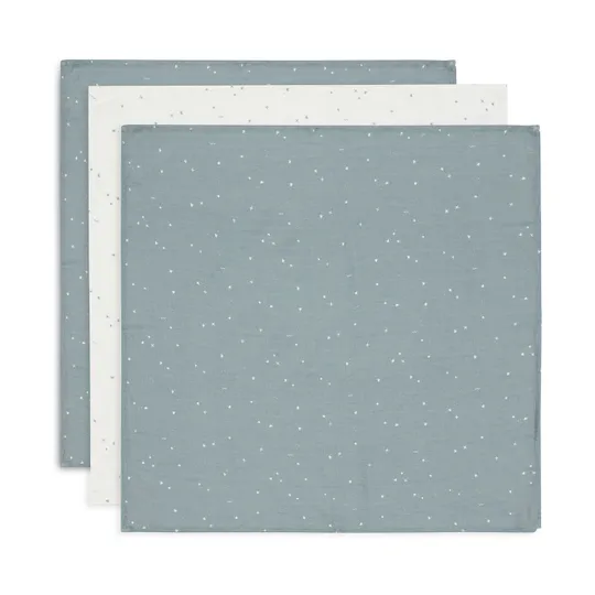 Jollein Twinkling Small Multidoek - 3 Pack - 70 x 70 cm - Hydrofiel