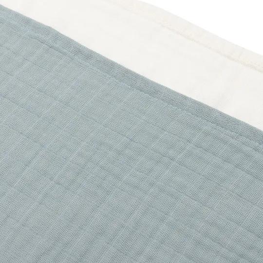 Jollein Tetra Doek Small - 4 Stuks - 70 x 70 cm - Sea Green/Ivory