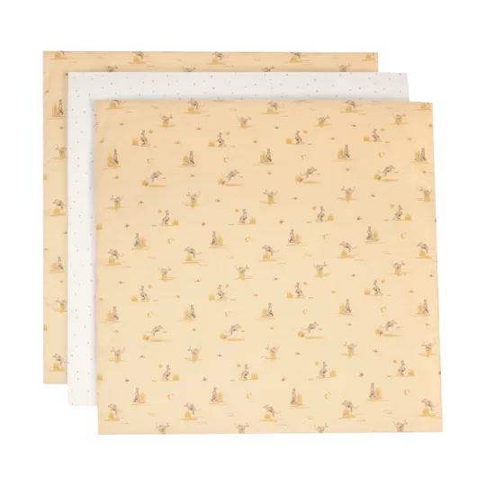 Jollein Hydrofiele Doeken - 3 Stuks - 70x70 cm