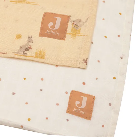 Jollein Tetra Doeken - Large - 2 Stuks - 115 x 115 cm