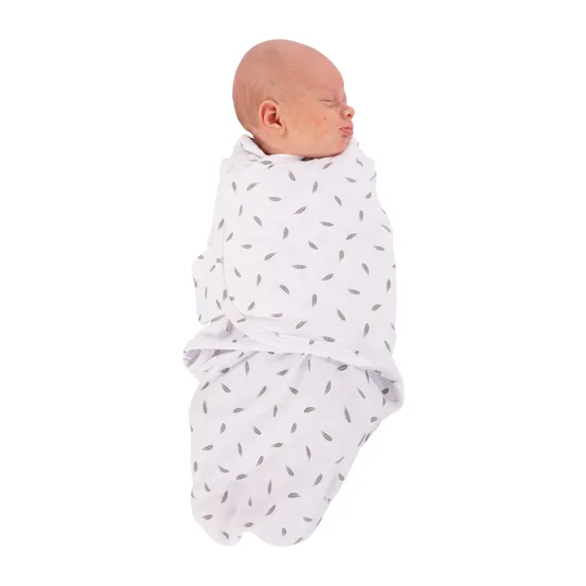 Bo Jungle B-Wrap Grey Feathers Small