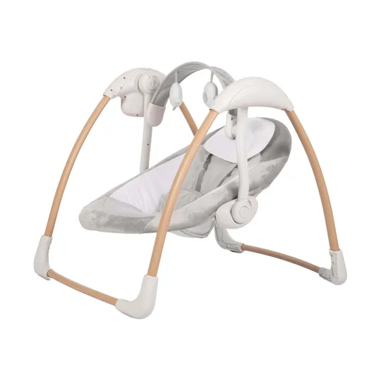 Bo Jungle B-Portable Swing Dolphy Wood Pure White