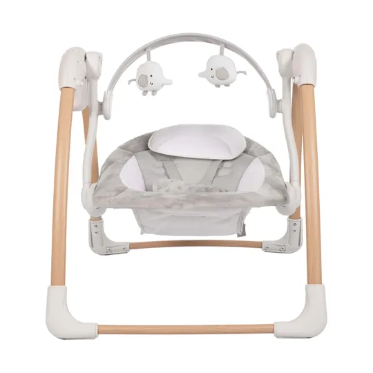 Bo Jungle B-Portable Swing Dolphy Wood Pure White