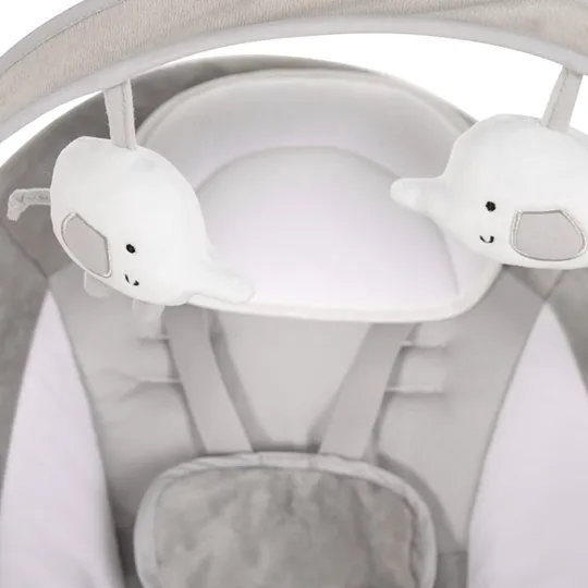 Bo Jungle B-Portable Swing Dolphy Wood Pure White