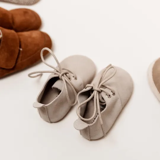 Baby Dutch Babyboots Nova Ecru Suede
