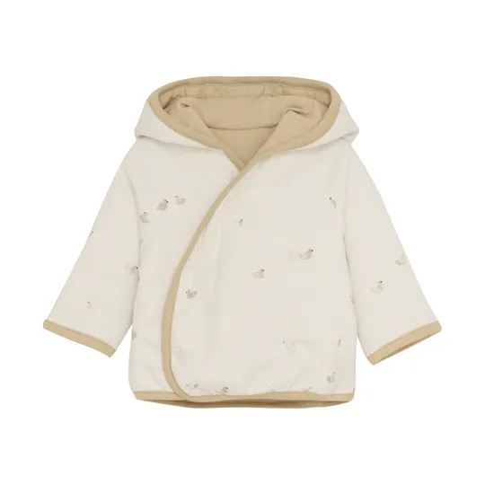 Noppies Nuru Jasje - Animals - Maat 50 - Offwhite