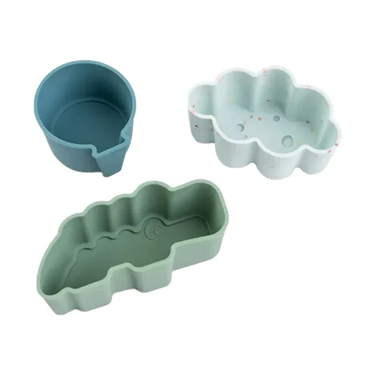 Done By Deer Siliconen Vormen - Happy Clouds - Set Van 3