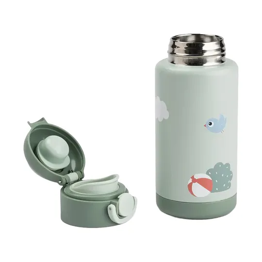 Done by Deer Thermo Fles - Playground - Groen - 340 ml