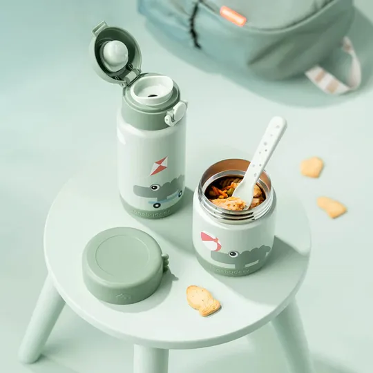 Done by Deer Thermos Voedselpot - Playground - Groen - 300 ml
