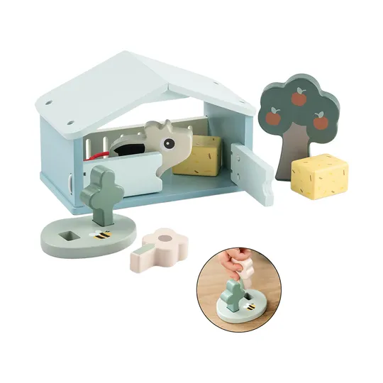 Done By Deer Speelset - Tiny Farm Dotti - Colour Mix