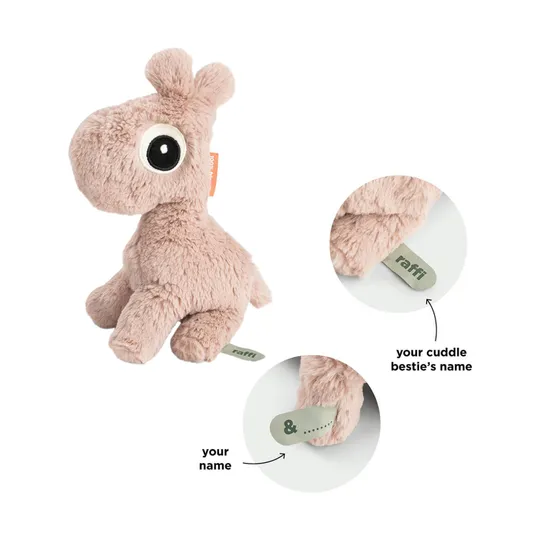 Done By Deer Raffi Knuffelvriendje - 26 cm - Powder