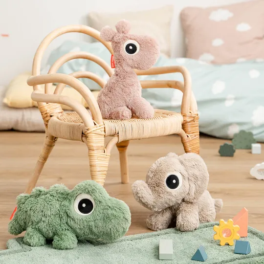 Done By Deer Raffi Knuffelvriendje - 26 cm - Powder